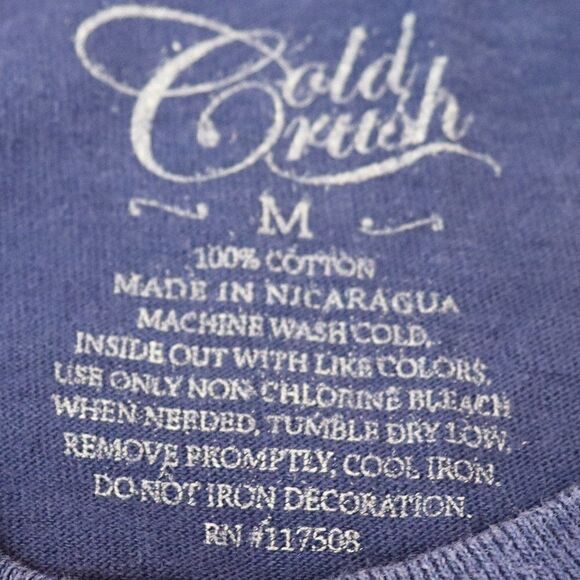 Cold Crush Taco Cropped Long Sleeve Graphic Tee Size M - Picture 4 of 6